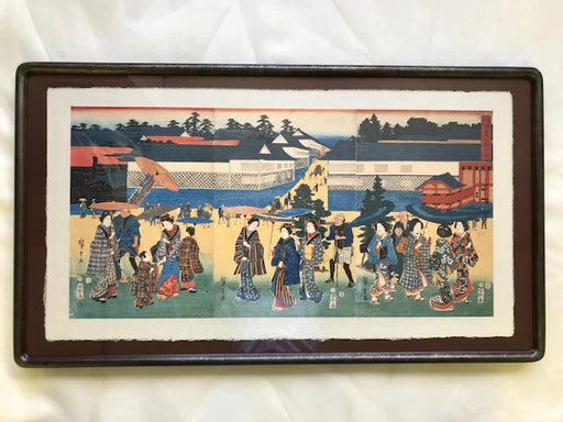 額-RAIKOU-3枚用<br>別売りの専用額縁(中の浮世絵は見本です)