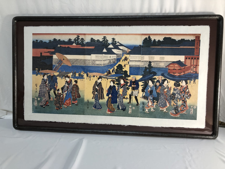 額-RAIKOU-3枚用<br>別売りの専用額縁(中の浮世絵は見本です)